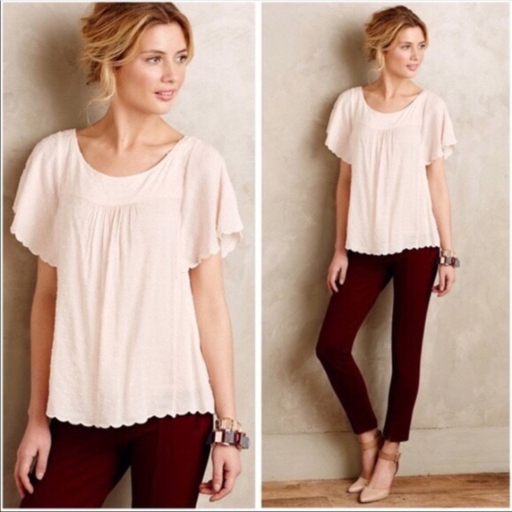 Anthropologie | Maeve Blush Blouse